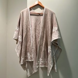 Warm and cozy poncho